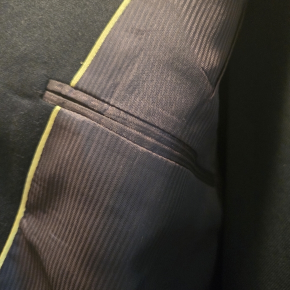 Haggar gorgeous mens suit black/dark blue szL 42 - Picture 7 of 12